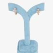 گوشواره حلقه‌ای زنانه ژوپینگ مدل گل کد AAC1361