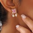 گوشواره زنانه ژوپینگ مدل عروسکی کد AAC920
