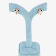 گوشواره حلقه‌ای زنانه ژوپینگ مدل گل کد AAC1307