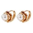 گوشواره حلقه‌ای زنانه ژوپینگ مدل گل کد AAC1290