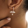 گوشواره زنانه ژوپینگ مدل بال کد AAC887
