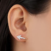 گوشواره زنانه ژوپینگ مدل AAC116