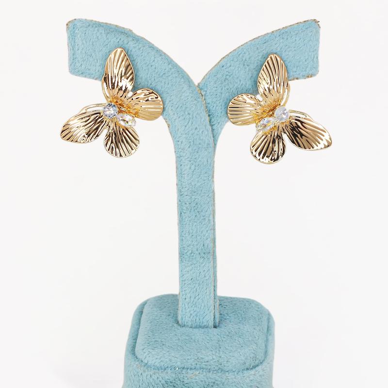 گوشواره میخی زنانه مدل پروانه کد AAC1150
