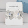 گوشواره میخی زنانه مدل توری کد AAC1124