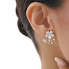 گوشواره زنانه ژوپینگ مدل گل کد AAC865