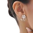 گوشواره زنانه ژوپینگ مدل گل کد AAC865