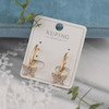 گوشواره زنانه ژوپینگ مدل پروانه کد AAC1072