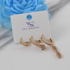 گوشواره زنانه وای اس ایکس مدل بی نهایت و فراتر از آن کد AAC836 بسته سه عددی