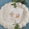 گوشواره زنانه ژوپینگ مدل پروانه کد AAC1021