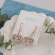 گوشواره زنانه ژوپینگ مدل قلب کد AAC1017