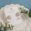 گوشواره زنانه ژوپینگ مدل گل کد AAC1015