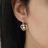 گوشواره زنانه ژوپینگ مدل قلب کد AAC750