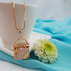 گردنبند زنانه ژوپینگ مدل قفل کد AAB8