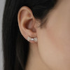 گوشواره زنانه ژوپینگ مدل پاپیون کد AAC737