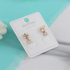 گوشواره زنانه ژوپینگ مدل تدی کد AAC730