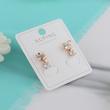 گوشواره زنانه ژوپینگ مدل تدی کد AAC730