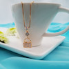 گردنبند زنانه ژوپینگ مدل قفل کد AAB4