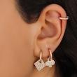 گوشواره زنانه وای اس ایکس مدل AAC670 بسته سه عددی