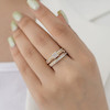 ست حلقه و پشت حلقه زنانه ژوپینگ کد AAE383