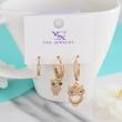 گوشواره زنانه وای اس ایکس مدل AAC651 بسته سه عددی