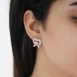 گوشواره زنانه ژوپینگ مدل قلب AAC580