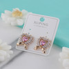 گوشواره زنانه ژوپینگ مدل قلب AAC580