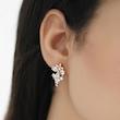 گوشواره زنانه ژوپینگ مدل گل AAC577