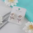 گوشواره زنانه ژوپینگ مدل گل AAC577