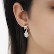 گوشواره زنانه ژوپینگ مدل پروانه کد AAC565