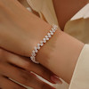 دستبند زنانه ژوپینگ مدل قطره قطره کد AAD506