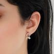 گوشواره زنانه ژوپینگ مدل AAC458