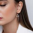 گوشواره آویزی زنانه ژوپینگ مدل AAC442