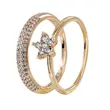 ست حلقه و پشت حلقه ژوپینگ کد AAE985 پک دو عددی