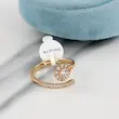 انگشتر زنانه ژوپینگ مدل گل کد AAE955