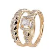 ست حلقه و پشت حلقه ژوپینگ کد AAE936 پک 2 عددی