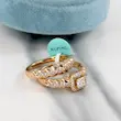 ست حلقه و پشت حلقه ژوپینگ کد AAE936 پک 2 عددی