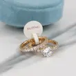 ست حلقه و پشت حلقه ژوپینگ کد AAE900 پک دوعددی