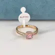 انگشتر زنانه ژوپینگ مدل تک نگین کد AAE796