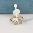 انگشتر زنانه ژوپینگ مدل زنبوری کد AAE776