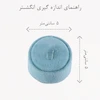 انگشتر زنانه ژوپینگ مدل گل کد AAE774