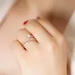 ست حلقه و پشت حلقه زنانه ژوپینگ کد AAE344 پک دو عددی