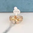 انگشتر زنانه ژوپینگ مدل پاپیون کد AAE710