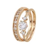 ست حلقه و پشت حلقه ژوپینگ کد AAE725 پک 2 عددی