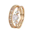 ست حلقه و پشت حلقه ژوپینگ کد AAE725 پک 2 عددی