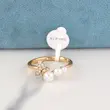 انگشتر زنانه ژوپینگ مدل پروانه کد AAE706