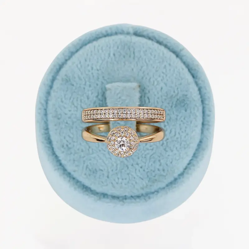 ست حلقه و پشت حلقه ژوپینگ کد AAE704 پک 2 عددی