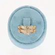 ست حلقه و پشت حلقه زنانه ژوپینگ مدل AAE703 پک دو عددی