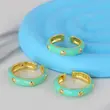 انگشتر زنانه مدل میناکاری کد AAE636