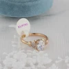 انگشتر زنانه ژوپینگ مدل سولیتر کد AAE599