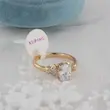 انگشتر زنانه ژوپینگ مدل سولیتر کد AAE599